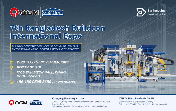 ພົບກັບ QGM-ZENITH ຢູ່ບັງກະລາເທດ 2023 Buildcon
